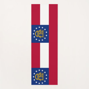 Patriotische Yoga Mats mit Flagge Georgiens, USA Yogamatte