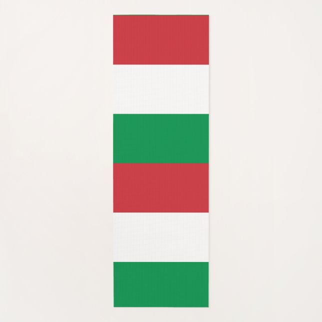 Patriotische Yoga Mats mit Flagge Italiens Yogamatte (Vorderseite)