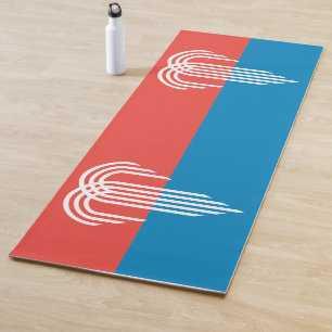 Patriotische Yoga Mats mit Flagge von Kansas City Yogamatte