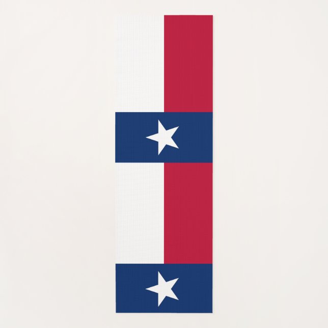 Patriotische Yoga Mats mit Flagge von Texas Yogamatte (Vorderseite)