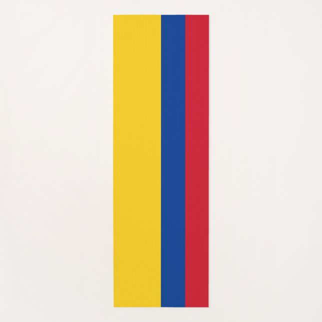Patriotische Yoga Mats mit kolumbianischer Flagge Yogamatte (Vorderseite)