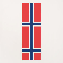 Patriotische Yoga Mats mit norwegischer Flagge Yogamatte