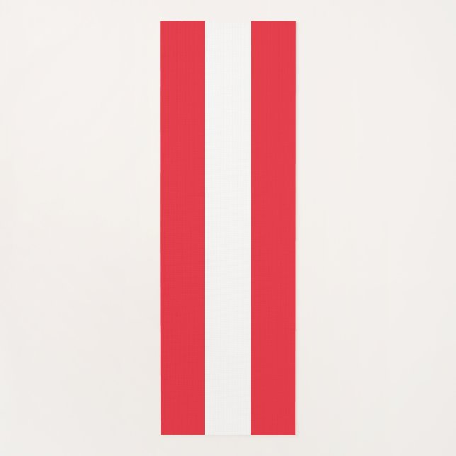 Patriotische Yoga Mats mit österreichischer Flagge Yogamatte (Vorderseite)