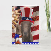 PATRIOTISCHE ZIEGE 4. VON JULI-GESCHENKEN