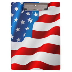 Patriotische Zwischenablage Klemmbrett