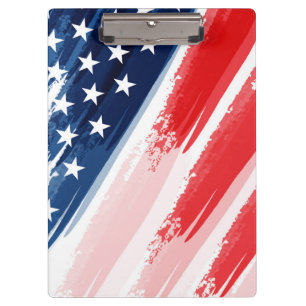 Patriotische Zwischenablage Klemmbrett