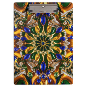 Patriotische Zwischenablage mit brasilianischen Fa Klemmbrett