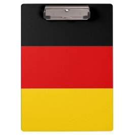 Patriotische Zwischenablage mit Flagge Deutschland Klemmbrett