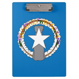 Patriotische Zwischenablage mit Flagge von Nord-Ma Klemmbrett