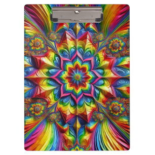 Patriotische Zwischenablage mit LGBTQ-Farben Klemmbrett