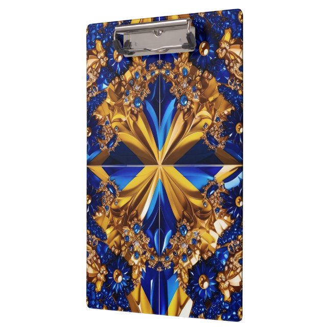 Patriotische Zwischenablage mit Schweden Farben Klemmbrett (Links)