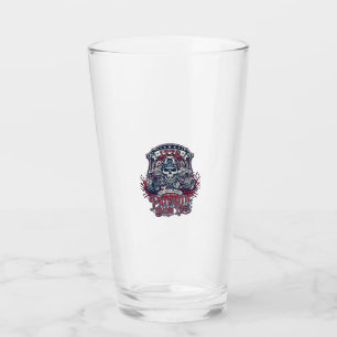 Patriotischer 1776 Geländewagen-Schädel-Monstertru Glas