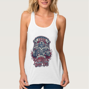 Patriotischer 1776 Geländewagen-Schädel-Monstertru Tank Top