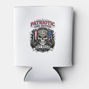 Patriotischer 1776 Geländewagen-Totenkopf-Monstert Dosenkühler