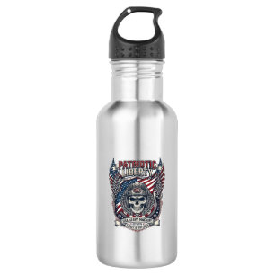 Patriotischer 1776 Geländewagen-Totenkopf-Monstert Edelstahlflasche