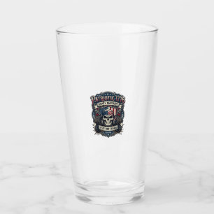 Patriotischer 1776 Geländewagen-Totenkopf-Monstert Glas