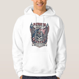 Patriotischer 1776 Geländewagen-Totenkopf-Monstert Hoodie