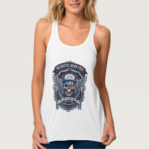 Patriotischer 1776 Off Road Schädel Monster Truck  Tank Top