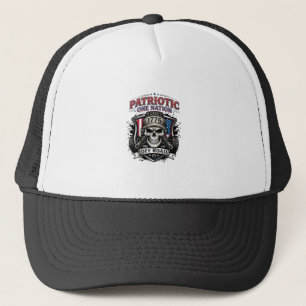 Patriotischer 1776 Off Road Schädel Monster Truck  Truckerkappe