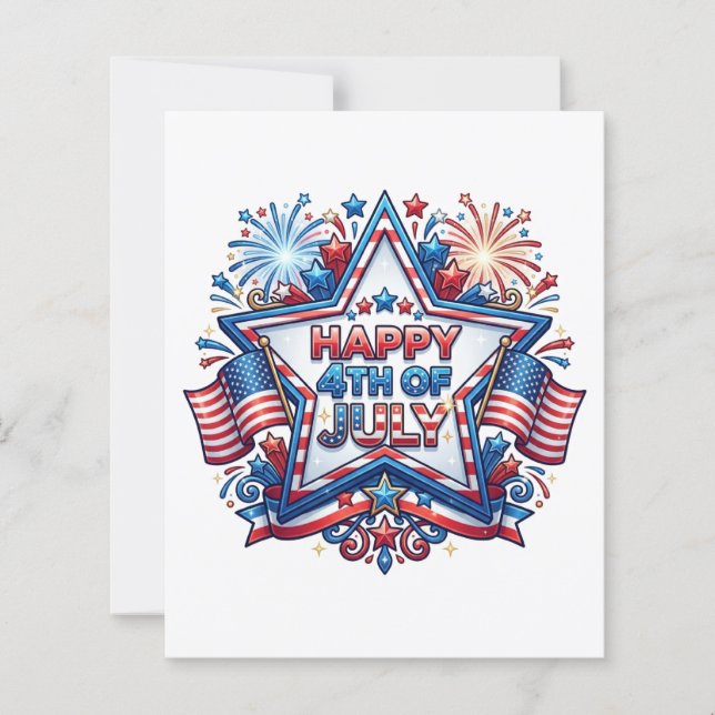Patriotischer 250. Geburtstag am 4. Juli (Vorderseite)