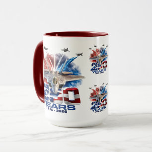 Patriotischer 250. Geburtstag am 4. Juli Tasse