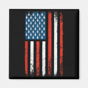 Patriotischer 4. Juli Amerikanische Flagge Unabhän Magnet