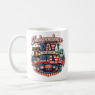 Patriotischer 4. Juli Kaffeebecher Kaffeetasse
