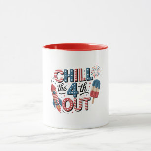 Patriotischer 4.-Juli-Kaffeebecher  Tasse