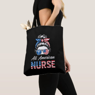 Patriotischer 4. Juli Nurse Independence Day Pride