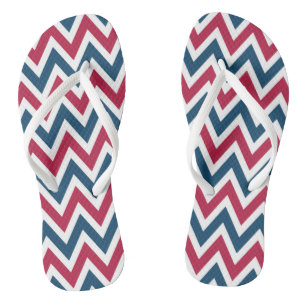 Patriotischer 4. Juli Sommer Flip Flops Sandalen