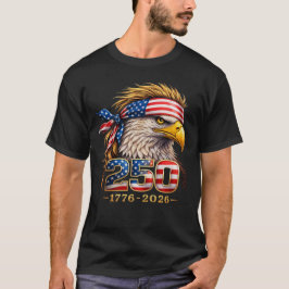 Patriotischer Adler 250 Amerikanische Grafik T-Shirt