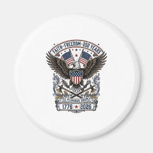 Patriotischer Adler 250 Jahre Vintage Freiheit Magnet