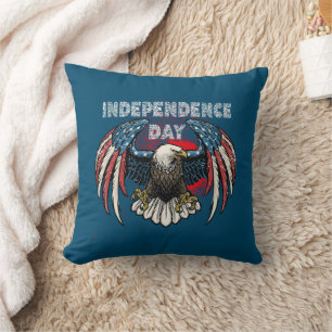 Patriotischer Adler am 4. Juli 4. Juli 4. Juli Kissen