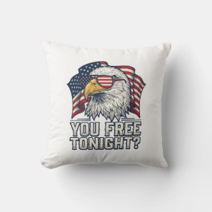 Patriotischer Adler Du Bist Heute Abend Frei Vinta Kissen