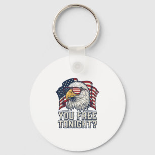 Patriotischer Adler Du Bist Heute Abend Frei Vinta Schlüsselanhänger
