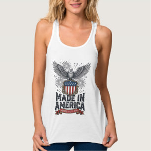 Patriotischer Adler Made in America Vintage Tank Top