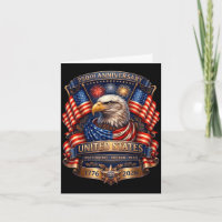 Patriotischer Adler und Flagge 250 Jahre 1776-2026