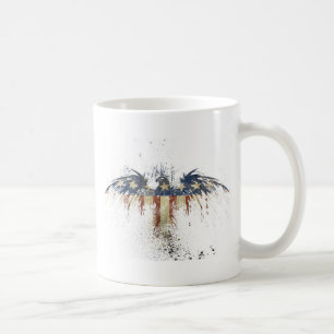 Patriotischer Adler, US/USA, SAD-Flagge Kaffeetasse