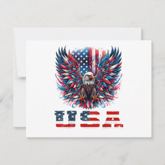 Patriotischer Adler USA-Flagge