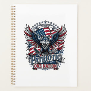Patriotischer Adler Wolf Hybrid Tier Hybrid Patrio Planer