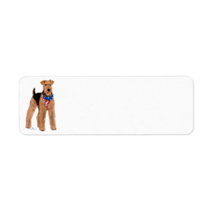 Patriotischer Airedale Terrier