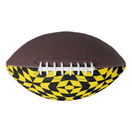 Patriotischer American Football mit der Flagge von
