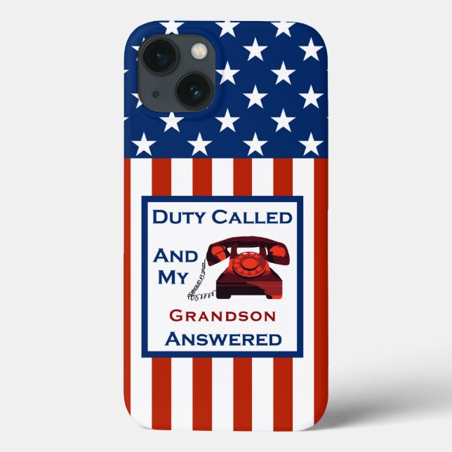 [Patriotischer Amerikaner] Militärveteranendienst  Case-Mate iPhone Hülle (Rückseite)