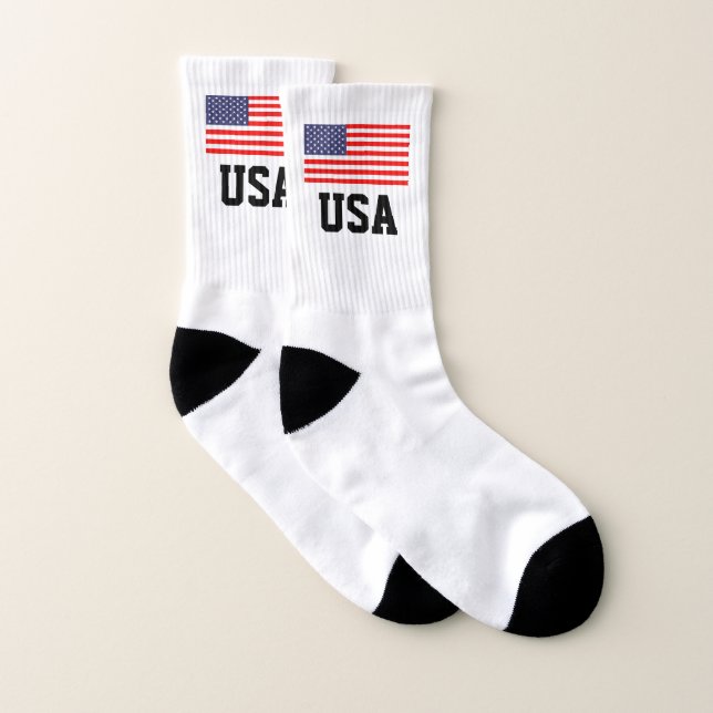 Patriotischer amerikanische Flagge Socken (Paar)