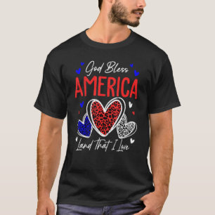 Patriotischer Amerikanische Unabhängigkeitstag hör T-Shirt