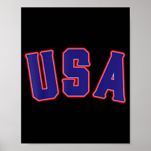 Patriotischer amerikanischer 4. Juli Freiheit USA Poster