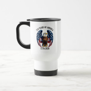 Patriotischer Amerikanischer Adler 250 Jahre 1776- Reisebecher