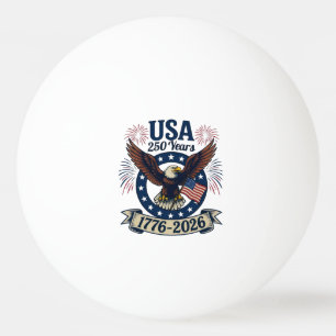 Patriotischer Amerikanischer Adler 250 Jahre 1776- Tischtennisball