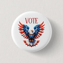 Patriotischer Amerikanischer Adler Button