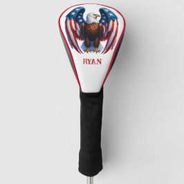 Patriotischer Amerikanischer Adler Golf Headcover